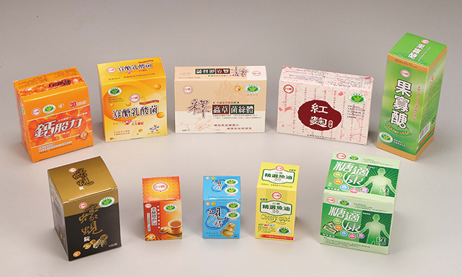 台糖旗下優質產品：養生飲品系列、瓶裝保健品系列、盒裝保健品系列共九款產品