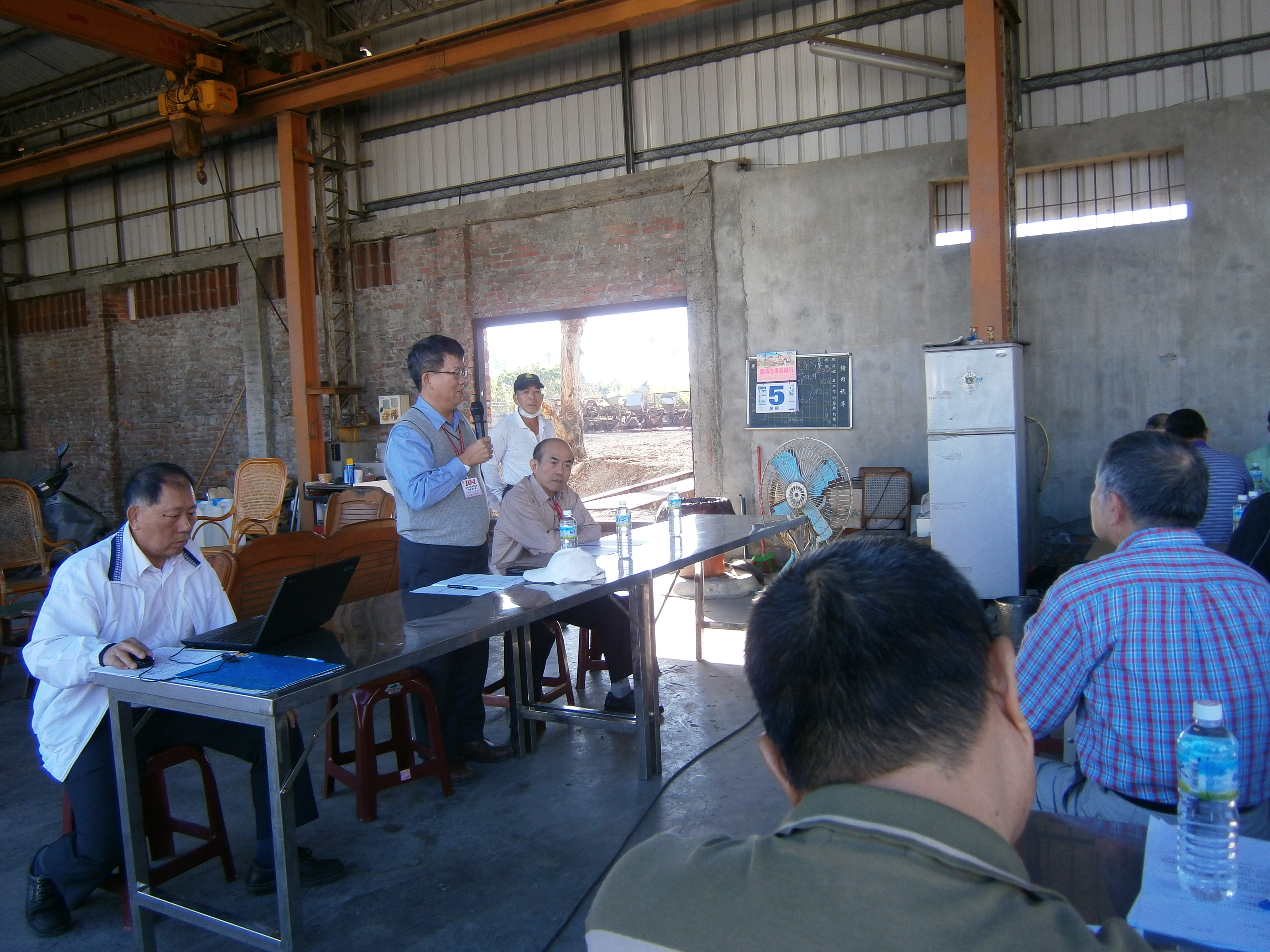 屏東區處於104年1月6日舉辦農機操作保養訓練