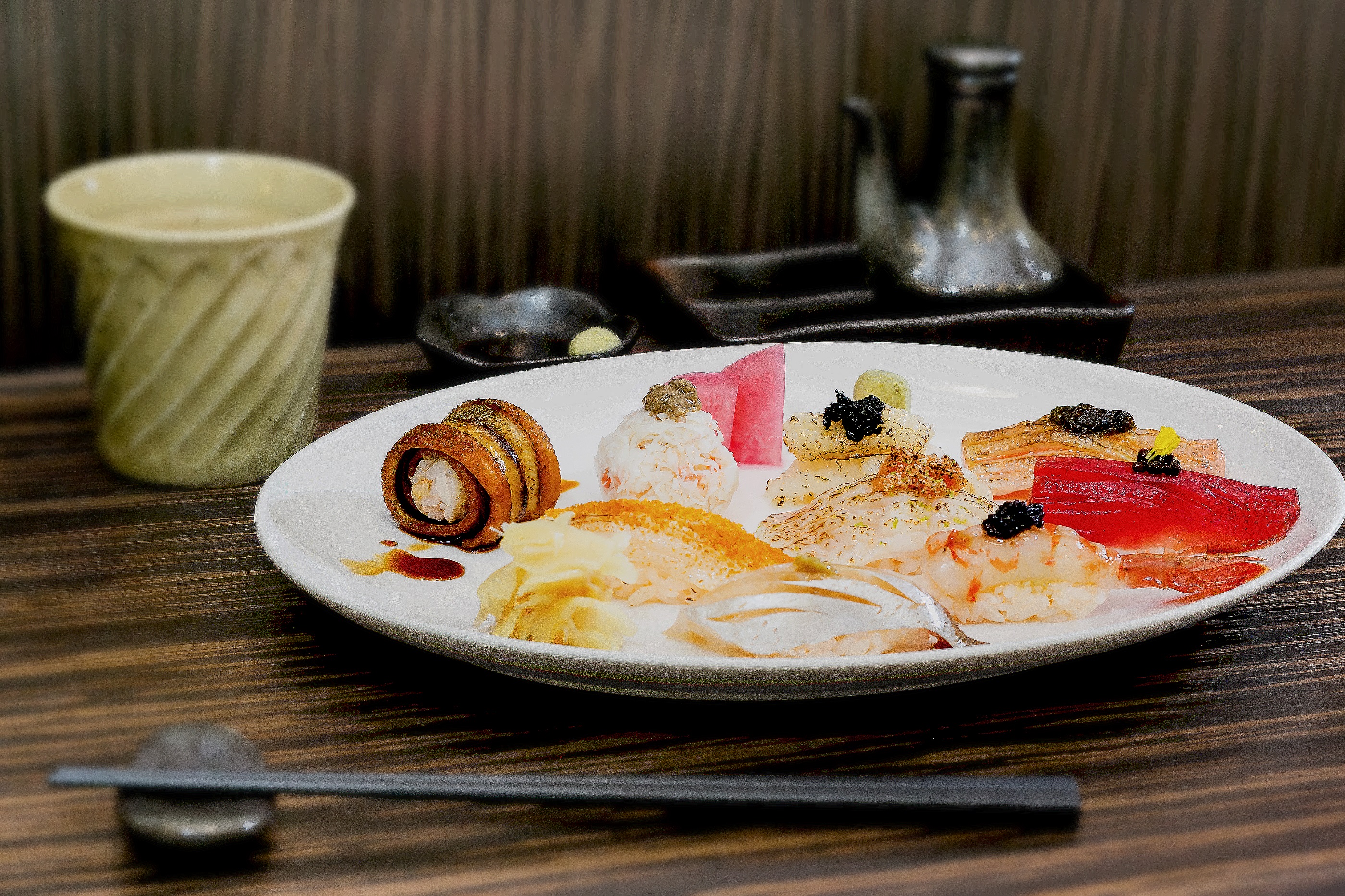 「主廚特選握壽司」嚐出大海鮮美味