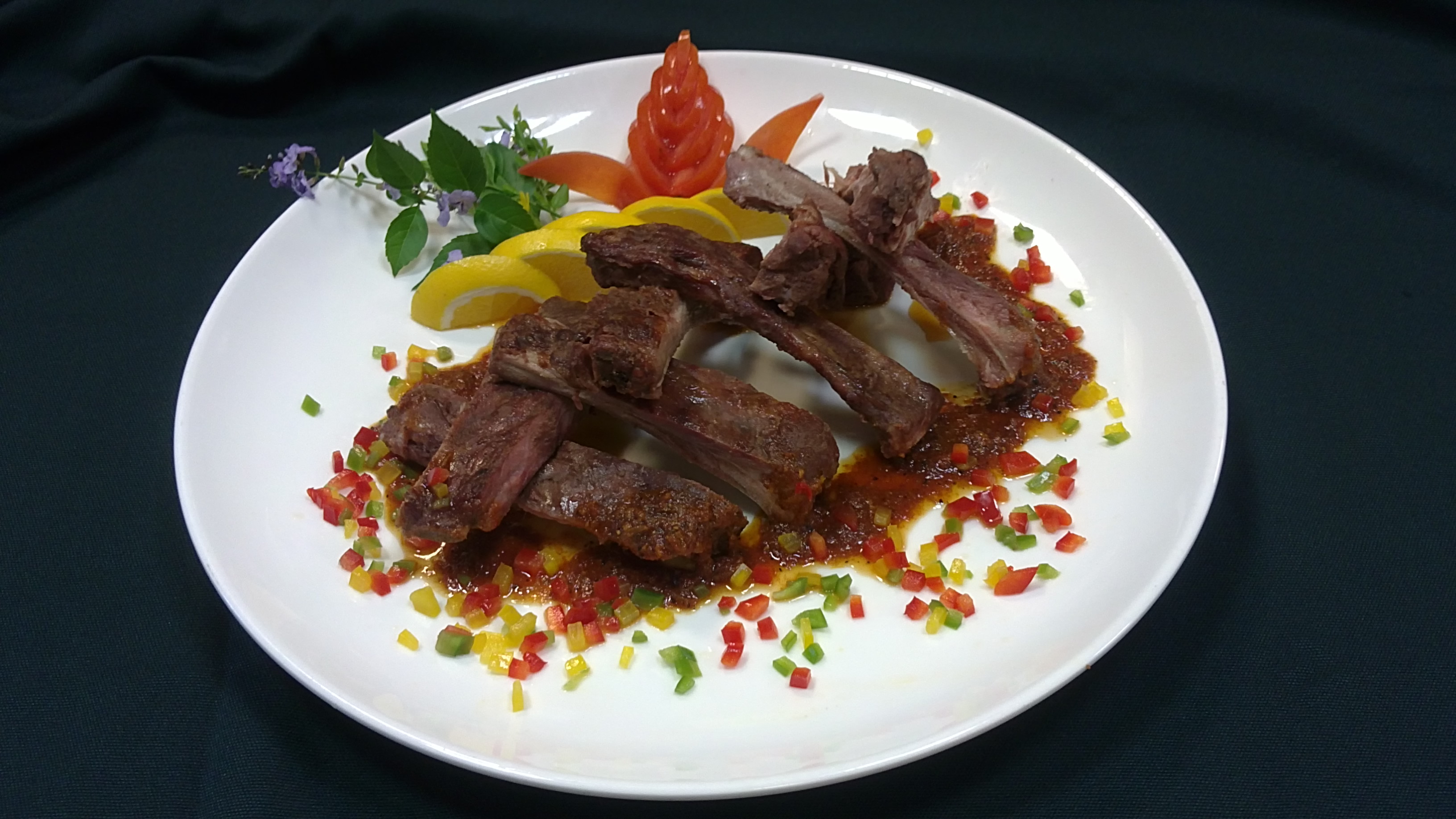 紅酒醬燒福肋排