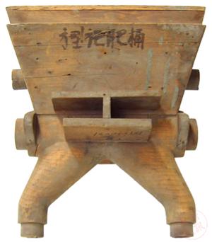 農用方型施肥桶木模