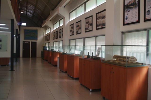 文物館內展示櫥窗