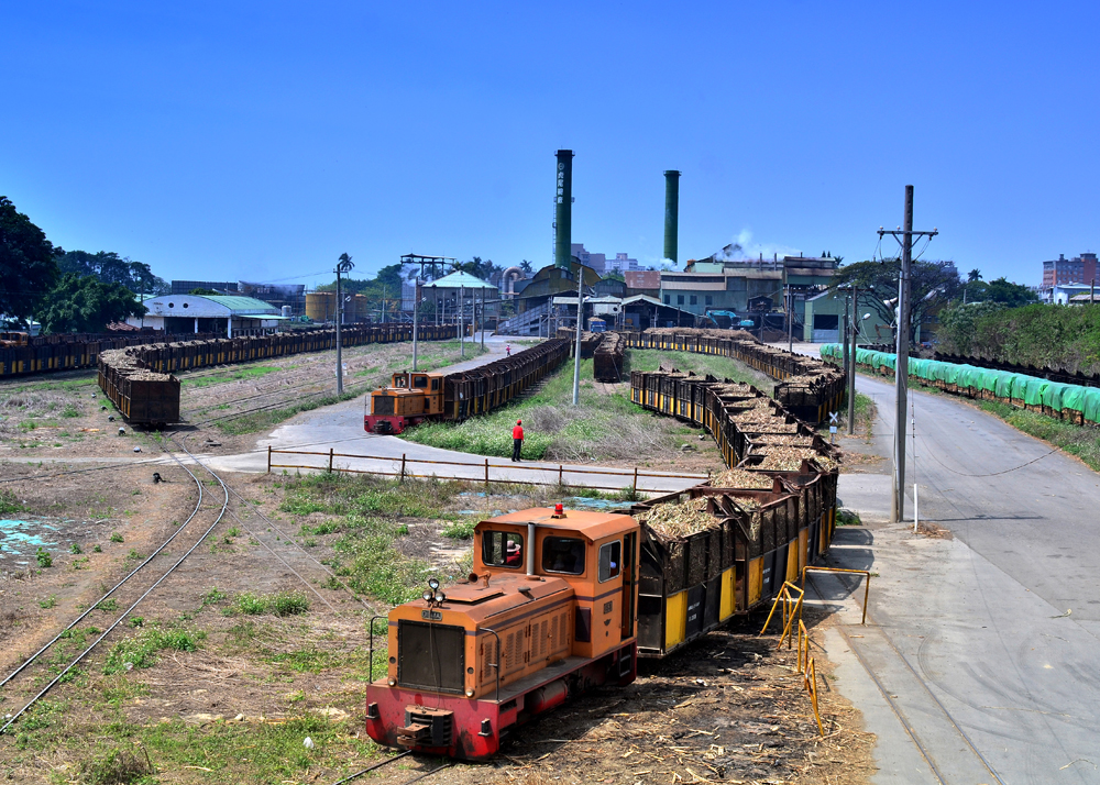 Sugarcane-carrying Sugar Train of Huwei Sugar Mill