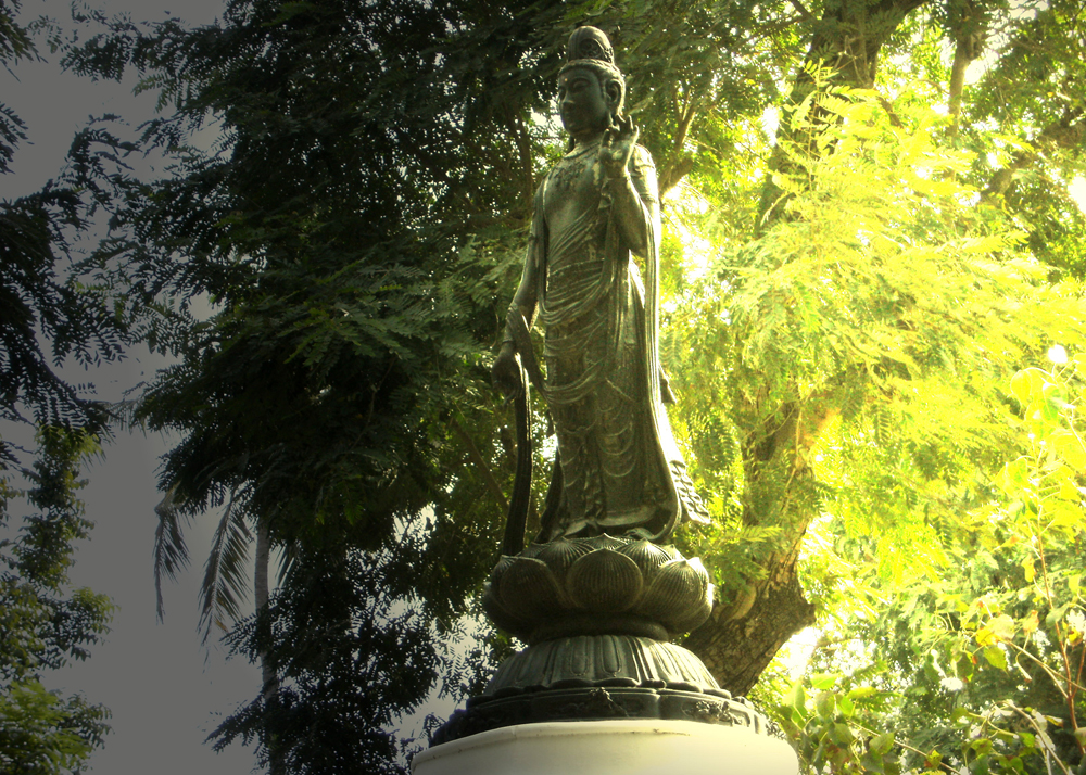 Black Guanyin Statue