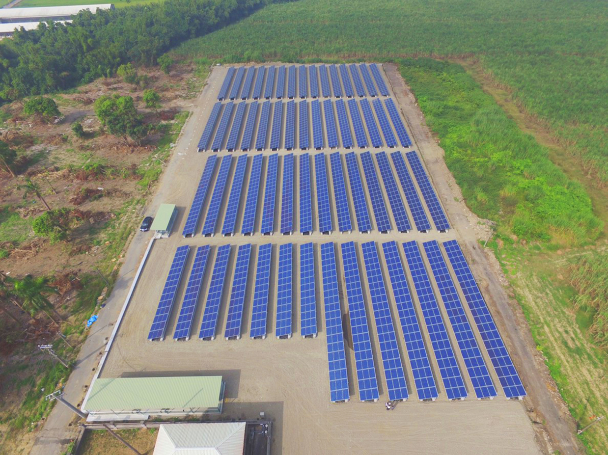 Ground-type solar PV (Dalin Sugar Factory)