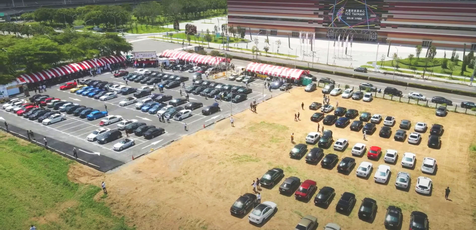 Panorama of TSC Wudong parking lot