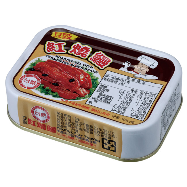 台糖豆豉紅燒鰻100公克