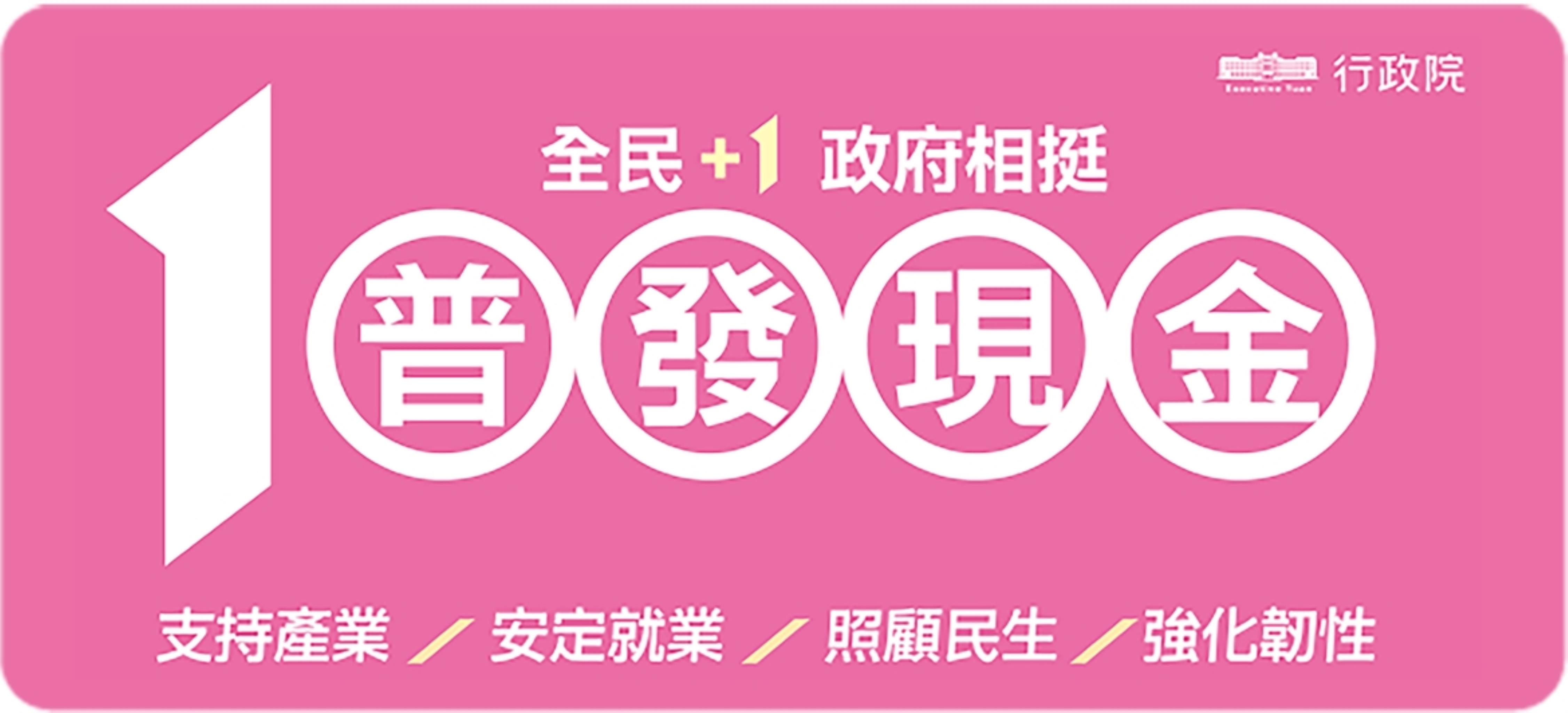 普發現金一萬元