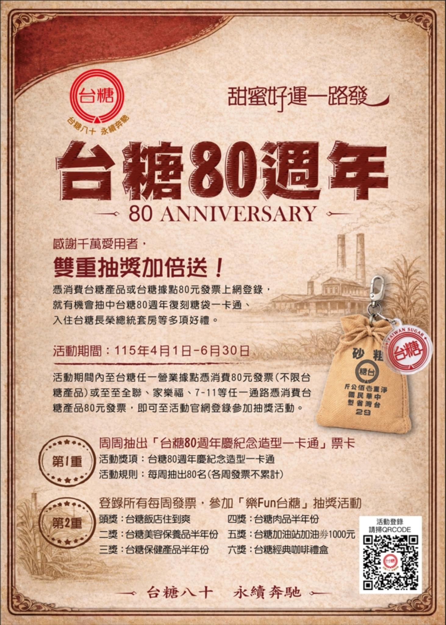 台糖八十周年慶祝專案